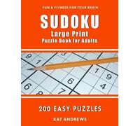 Puzzle Books Plus Kat Andre SUDOKU Large Print Puzzle Book for Adul (Tascabile)