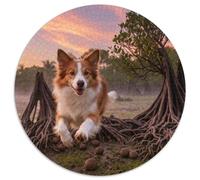 Puzzle Border Collie 1000 Pezzi Per Bambini E Adulti, Allenamento Cerebrale Accessibile E Divertente Puzzles Con Mangrove Forest, Regalo Originale 1000pcs (67.5x67.5cm)