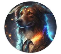 Puzzle Boss Dog per adulti, 1000 pezzi, in cartone, perfetti per decorare la casa o l'ufficio, regalo di Natale ideale, 67,5x67,5 cm