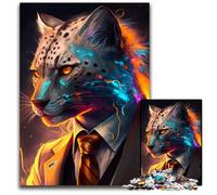 Puzzle Boss Ocelot da 1000 pezzi per adulti, ideale come decorazione fai da te e come regalo rompicapo, 26X38CM/10,23x14,96 pollici.