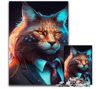 Puzzle Boss Ocelot da 1000 pezzi per adulti, ideale per feste, compleanni e serate di gioco in famiglia, 26X38CM/10,23x14,96 pollici.