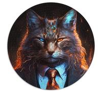 Puzzle Boss Ocelot da 1000 pezzi per adulti, puzzle in cartone, rompicapo impegnativo, attività per famiglie, decorazione per la casa, regalo di Natale, 67,5x67,5 cm