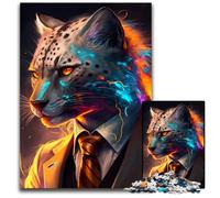 Puzzle Boss Ocelot per adulti 1000 puzzle difficili per adulti Ideale come decorazione fai da te e regalo rompicapo 50x75CM/19,68x29,52 pollici