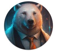 Puzzle Boss Orso Polare per Adulti, Puzzle da 1000 Pezzi per Adulti, Regalo Perfetto per Genitori, Amanti, Amici - Età 14+ 67,5x67,5cm