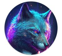 Puzzle Boss Wolf in Suit per adulti, 1000 pezzi, puzzle rotondo, rompicapo, gioco interattivo per famiglie, adatto dai 14 anni in su (67,5x67,5cm)