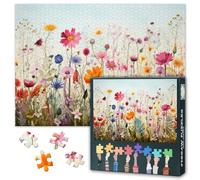 Puzzle botanico per adulti - Puzzle a fiori 1000 pezzi per adulti, 70 x 50 cm, arte vegetale fiorita, gioco di puzzle difficile e stimolante per la decorazione della parete del soggiorno