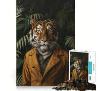 Puzzle botanico Regal Tiger da 1000 pezzi per adolescenti, gioco di intelletto, relax mentale, taglio di qualità, regalo per le vacanze (38x26cm)