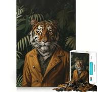 Puzzle botanico Regal Tiger da 1000 pezzi per ragazzi, gioco intelligente di gruppo, immagine da assemblare, decorazione da parete (50x75cm)