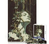 Puzzle "Bound by The Roots of Time" da 1000 pezzi per adolescenti, ideale per sviluppare la memoria, per momenti di relax, con bordi netti e come regalo (50x75cm)