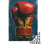 Puzzle Boxer Vintage Campione Rosso, 1000 pezzi carta riciclata unisex, gioco educativo rilassante 52x38cm/1000pcs