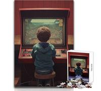 Puzzle Boy in The Zone per adolescenti, 1000 pezzi, risoluzione dei problemi, divertimento educativo, meravigliosa opzione regalo premurosa, dimensioni 38x26cm