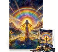 Puzzle "Braccia aperte all'abbondanza" da 1000 pezzi per adulti gioco di concentrazione e stimolazione mentale ideale per la casa e il tempo libero con bordi netti regalo perfetto per Babbo Natale