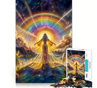 Puzzle "Braccia aperte all'abbondanza" da 1000 pezzi per adulti gioco di concentrazione e stimolazione mentale ideale per la casa e il tempo libero con bordi netti regalo perfetto per Babbo Natale