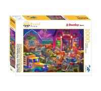 Puzzle Brain Tree Crepuscolo nel cortile (1000 pezzi)