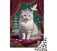 Puzzle British Shorthair A 1000 Pezzi, Puzzle White Dove Adulti, Gioco Diabilità Impossibile Puzzle Pittura Giochi Rilassamento E Intelligenza Regali Di Festa 1000pcs (75x50cm)