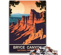 Puzzle Bruce Canyon Utah per adolescenti, giocattoli, giochi educativi, antistress, lista dei desideri con Babbo Natale, 1000 pezzi (26x38cm)