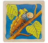 Goki 57523 Puzzle Caterpillar, Mixed