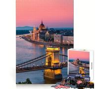 Puzzle Budapest per adulti, 1000 pezzi, per stimolare la creatività, ideale per il relax e il divertimento, con bordi precisi e un regalo perfetto (38x26cm)
