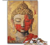 Puzzle Buddha Art da 2000 pezzi per adolescenti, giochi educativi fai da te con poster abbinato e foglio di quiz per età 14+ (70x100cm)