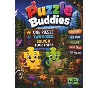 Puzzle Buddies™: Camping Trip Adventure - Patch Edition™: A Two-Book Puzzle Adventure Where Buddies Colour, Solve & Explore Together | Cooperative Activity Book for Kids Ages 4-8