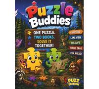Puzzle Buddies™: Camping Trip Adventure - Puzz Edition™: A Two-Book Puzzle Adventure Where Buddies Colour, Solve & Explore Together | Cooperative Activity Book for Kids Ages 4-8