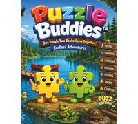 Puzzle Buddies™: Lake Adventure - Puzz Edition: A Two-Book Puzzle Adventure Where Buddies Colour, Solve & Explore Together | Cooperative Activity Book for Kids Ages 4-8