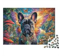 Puzzle Bulldog francese 1000 Pezzi | Difficile E SfidFormicae | Giochi Di Puzzle E Decorativo Per Casa 38x26cm/1000pcs