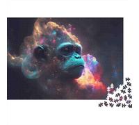 Puzzle Bulldog Fuoco 1000 Pezzi 52x38cm Carta Riciclata per Adulti, Sfida Difficile, Stimolo Mentale, Idea Regalo Originale