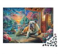 Puzzle Bulldog inglese 1000 Pezzi | Difficile E Sfidante | Giochi Di Puzzle E Decorativo Per Casa 70x50cm/1000pcs