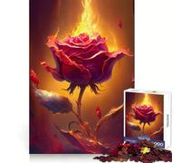Puzzle Burning Love V da 1000 pezzi per pensare con chiarezza, per momenti di relax e tranquillità, con bordi precisi e un elegante regalo di Natale (38x26cm)