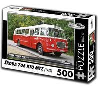 Puzzle bus Škoda 706 RTO MTZ 1970 500 pezzi