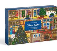 Puzzle calendario dell’Avvento luci invernali
