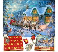 Puzzle Calendario dell'Avvento - Christmas Magic di Abraham Hunter