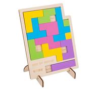 Puzzle calendario quotidiano, divertimento interattivo in legno, rompicapo quotidiano con pratica di abilità, calendario in legno con sfide cognitive, giocattolo didattico, attività puzzle per