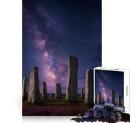 Puzzle Callanish Pietre sotto la Via Lattea per ragazzi, 1000 pezzi, stimola la memoria, rilassa la mente, divertente, taglio di qualità, (38x52cm)