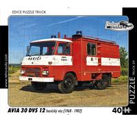 Puzzle Camion AVIA 30 DVS 12 Vigili del Fuoco (1968-1982) 40 pezzi