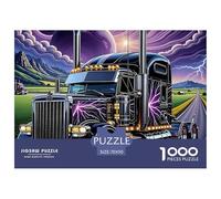 Puzzle Camion Cosmico Autostrada 1000 Pezzi Stimolante, Decorazione Murale Gioco Educativo Adulti Casa 70x50cm