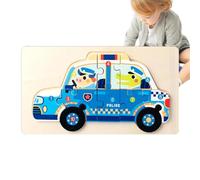 Puzzle camion dei pompieri, puzzle per veicoli per bambini, Puzzle per camion dei pompieri educativi, Forniture per l"istruzione precoce, teaser del cervello per bambini per la casa