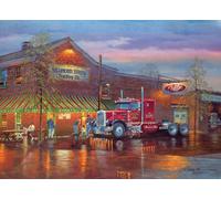 Puzzle Camion Rosso 1000 pezzi Cobble Hill