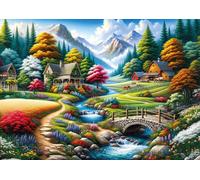 Puzzle Campi Colorati 260 pezzi