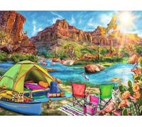 Ravensburger Canyon Camping 12001007 - Puzzle da 1500 pezzi per adulti, realizzato a mano, realizzato in Germania, ogni pezzo si adatta perfettamente