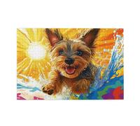 Puzzle Cane 5000 Pezzi Colorato Adulti, Puzzle di Legno da Principiante, Giochi Divertenti di Intrattenimento in Famiglia, DIY Creativi Hobby Adulti Uomo/Donna Regalo, Decorazione Casa Regalo 1T-1573