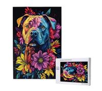 Puzzle Cane Puzzle 3000 Pezzi Fiore - Adatto ad Adulti e Principianti - Giochi Divertenti/Sfidanti/Impossible - DIY Hobby Creativi per Adulti Attività Artigianali - Regali per Uomini/Donne 2T-1220