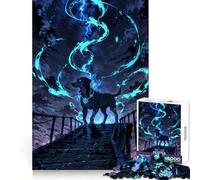 Puzzle "Cane spirito mistico su un ponte con fulmine" per adolescenti, 1000 pezzi, gioco mentale, divertimento per il tempo libero, taglio di alta qualità, regalo pensato con cura (50x75cm)