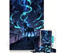 Puzzle "Cane spirito mistico su un ponte con fulmine" per adolescenti, 1000 pezzi, gioco mentale, divertimento per il tempo libero, taglio di alta qualità, regalo pensato con cura (50x75cm)