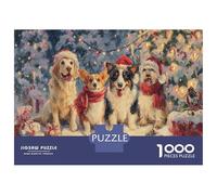 Puzzle Cani 1000 Pezzi, Design Moderno E Spiritoso - Parte Della Serie Puzzle Animali 1000 Pezzi, Massima Soddisfazione Nell’Assemblaggio 38x26cm/1000pcs