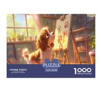 Puzzle Cani 1000 Pezzi, Design Moderno E Spiritoso - Parte Della Serie Puzzle Animali 1000 Pezzi, Massima Soddisfazione Nell’Assemblaggio 52x38cm/1000pcs