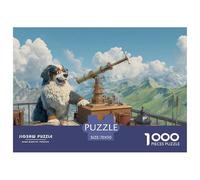 Puzzle Cani 1000 Pezzi, Design Moderno E Spiritoso - Parte Della Serie Puzzle Animali 1000 Pezzi, Massima Soddisfazione Nell’Assemblaggio 70x50cm/1000pcs