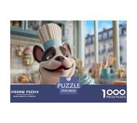Puzzle Cani 1000 Pezzi, Design Moderno E Spiritoso - Parte Della Serie Puzzle Animali 1000 Pezzi, Massima Soddisfazione Nell’Assemblaggio 38x26cm/1000pcs