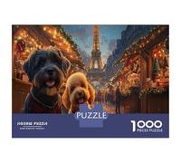 Puzzle Cani 1000 Pezzi Per Adulti E Ragazzi, Scena Animata E Allegra - Un Puzzle Animali 1000 Pezzi Di Alta Gamma Per Appassionati 38x26cm/1000pcs